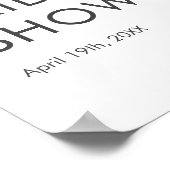 コーヒーブライダルシャワー- 18x24へようこそ ポスター (角)