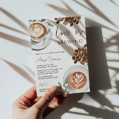 コーヒーブライダルシャワー- Love is Brewing 招待状