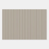 コーヒーブラウン&ホワイトストライプ ラッピングペーパーシート (正面3)