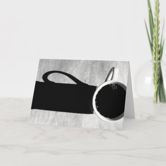 コーヒーブラックとホワイト カード (正面)