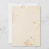 コーヒーブランチのパーティの招待状 招待状 (裏面)