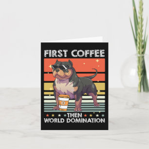 コーヒーブリードドッグ – Pet American Bully カード