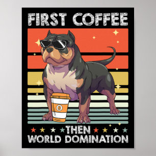 コーヒーブリードドッグ – Pet American Bully ポスター