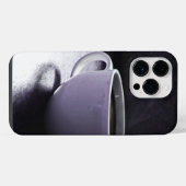 コーヒーブルー iPhoneケース (裏面横)