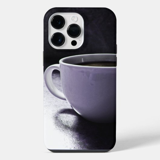 コーヒーブルー iPhoneケース (裏面)