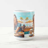 コーヒーブレイクの女の子 コーヒーマグカップ (中央)