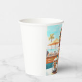 コーヒーブレイクの女の子 紙コップ (右)