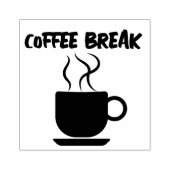コーヒーブレイクカップゴム印 ラバースタンプ (インプリント)