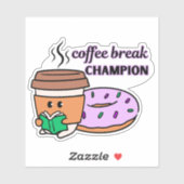 コーヒーブレイクチャンピオン防水 シール (シート)