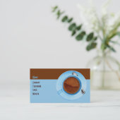 コーヒーブレイクプロファイルカード 名刺 (スタンド正面)