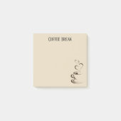 コーヒーブレイク後のメモ ポストイット (正面)