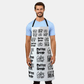 コーヒーブレイク エプロン (着用した状態)