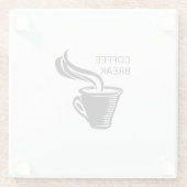 コーヒーブレイク ガラスコースター (裏面)