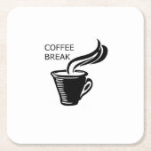 コーヒーブレイク スクエアペーパーコースター (正面)