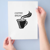 コーヒーブレイク チラシ (手)