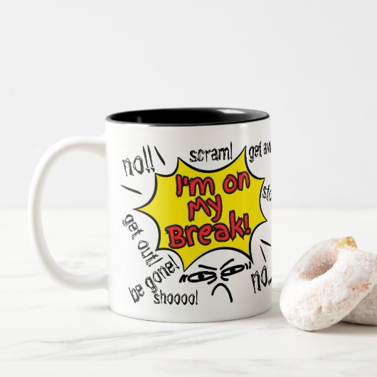 コーヒーブレイク ツートーンマグカップ (ドーナツ)