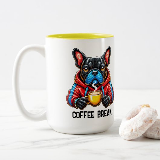 コーヒーブレイク  ツートーンマグカップ (ドーナツ)