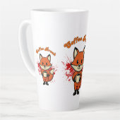 コーヒーブレイク デザイン カフェラテマグ (左アングル)