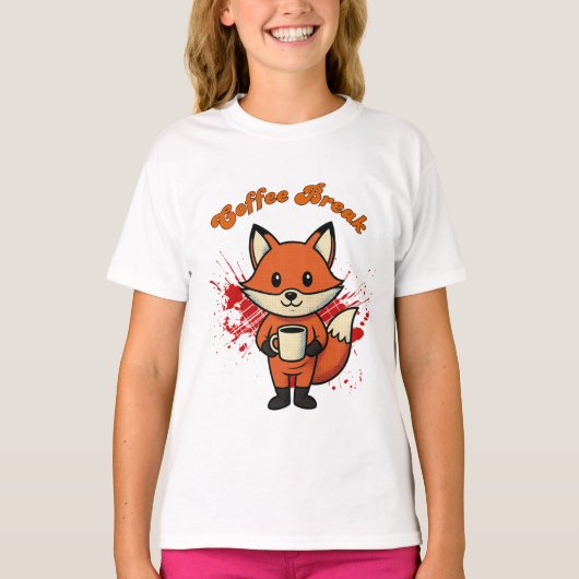 コーヒーブレイク デザイン Tシャツ (正面)