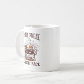 コーヒーブレイク – ハロウィーンテーマ コーヒーマグカップ (正面左)