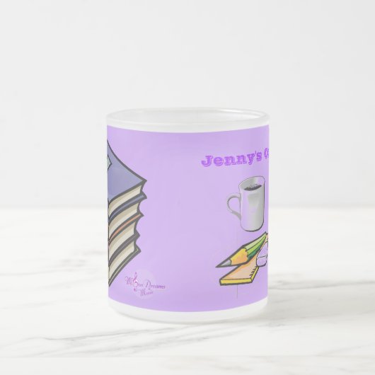 コーヒーブレイク&ブックスフロストコーヒーマグ フロストグラスマグカップ (中央)