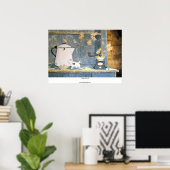 「コーヒーブレイク」プリント ポスター (ホームオフィス)