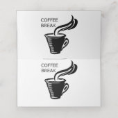 コーヒーブレイク プレイスカード (内部開封)