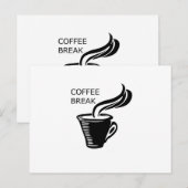 コーヒーブレイク ポストカード (正面/裏面)