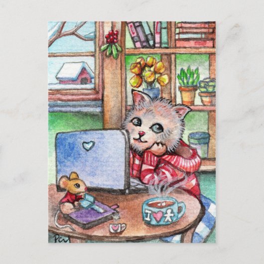 コーヒーブレイク ポストカード (正面)