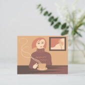 コーヒーブレイク ポストカード (スタンド正面)