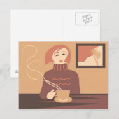 コーヒーブレイク ポストカード (正面/裏面)