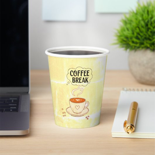 コーヒーブレイク 紙コップ (インサイチュ)