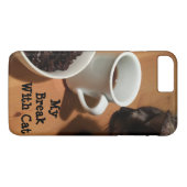 コーヒーブレイク(cat) iPhone/iPad Case by RoseWrites Case-Mate iPhoneケース (裏面(横))