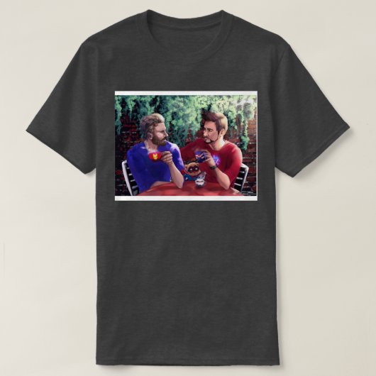 コーヒーブレイク Tシャツ (デザイン正面)