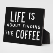 コーヒープラークを見つける フォトプラーク (側面)