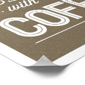 コーヒープリント ポスター (角)