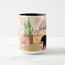 コーヒープレイスの2人の友人