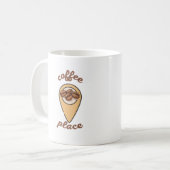 コーヒープレイノート コーヒーマグカップ (正面左)