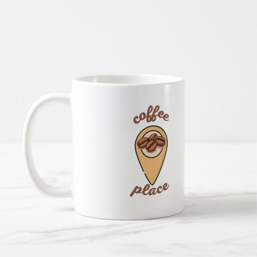 コーヒープレイノート コーヒーマグカップ (左)