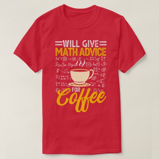 コーヒープレ与えミアム用の計算アドバイス151 Tシャツ (デザイン正面)