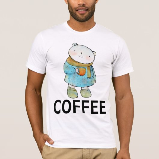 コーヒーベアTシャツ Tシャツ (正面)
