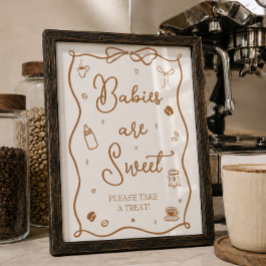 コーヒーベイビーシャワーのお菓子は甘いファヴォー ポスター