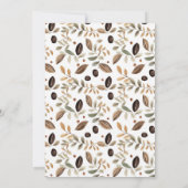 コーヒーベビーは赤ちゃんシャワー招待状 サンキューカード (裏面)