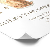 コーヒーベビーシャワー甘い混乱を推測 ポスター (角)