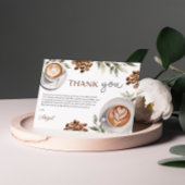 コーヒーベビーシャワー – ベビーが醸造してくれてありがとう サンキューカード