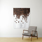 コーヒーベンダーポップ・アートのアップショップテーブルランナーバナーロゴ タペストリー (インサイチュ)