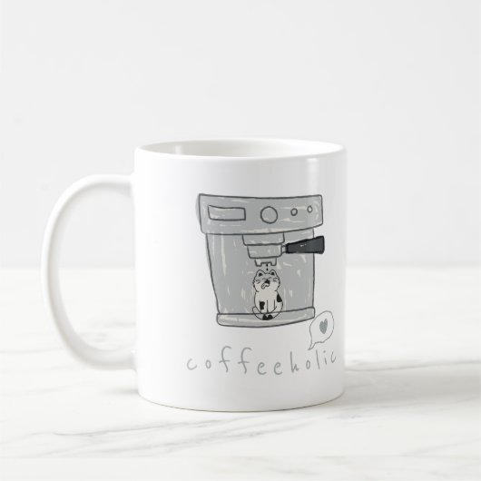 コーヒーホリック コーヒーマグカップ (左)