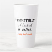 コーヒーホワイトハロウィン中毒である カフェラテマグ (正面)