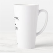 コーヒーホワイトハロウィーンの前のゾンビ カフェラテマグ (右)