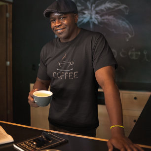 コーヒーボウル&コーヒー豆 Tシャツ